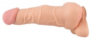 2 w 1 Przedłużka i masturbator Nature Skin
