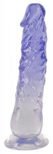 Dildo z przyssawką 22,5 cm Crystal Clear