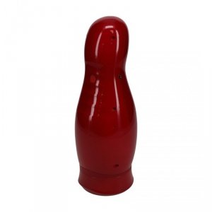 Virtuo - Suction and Vibration Masturbator Pump with Phone Attachment - Metallic Red