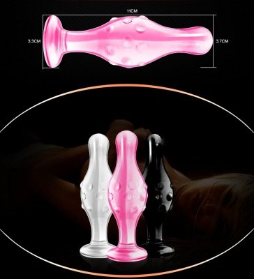 4.5&quot; Glass Romance Pink