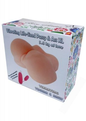 Masturbator-Vibrating Life-Sized Pussy & Ass XL - quality II