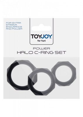 Pierścień-POWER HALO C-RING SET BLACK