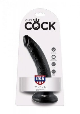Cock 7 Inch Black