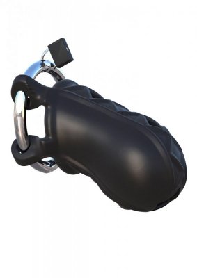 Stymulator-EXTREME SILICONE COCK BLOCKER BLACK