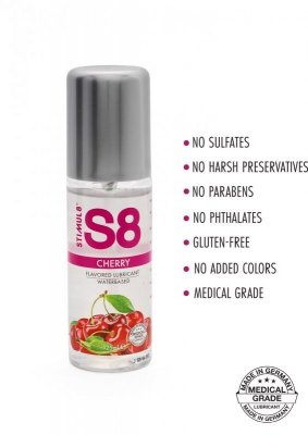 S8 WB Flavored Lube 125ml Cherry