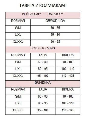 Bielizna-Pończochy Czerwone S/M &quot;&quot;Kiss Me&quot;&quot;