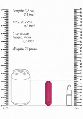 Mini Wibrator Mały Masażer Łechtaczki 10 Funkcji Pink