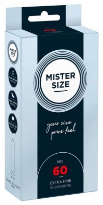 Prezerwatywy Mister Size 60mm 10szt