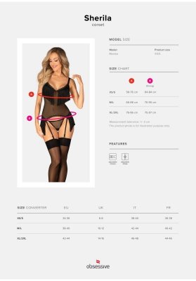 Sherila gorset i stringi XL/2XL