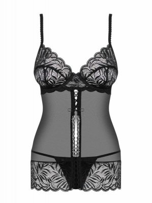 Bielizna-Contica babydoll + string L/XL