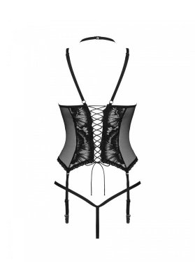 Bielizna-Alessya gorset czarny M/L