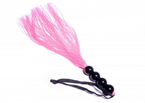 Silicone Whip Pink 14&quot; - Fetish Boss Series