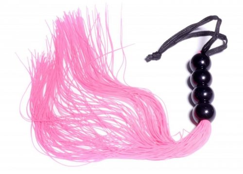 Silicone Whip Pink 14&quot; - Fetish Boss Series