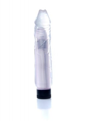 Duży Wibrator Żelowy Penis Elastyczny Mocny 22 Cm