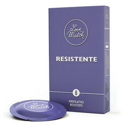 Prezerwatywy-Love Match Resistante  - 6 pcs pack