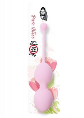 Silicone Kegel Balls 32mm 125g Pink - Boss Series