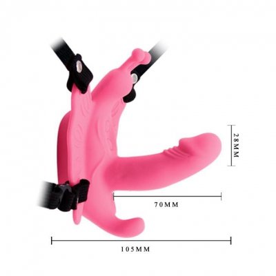 WIBRATOR DO MAJTEK MOTYLEK Z PENISEM PASKI