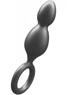 ToyJoy Buttocks The Plugger 2-Balls Metallic Silicone Plug