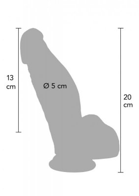 Ultra Realistic Dildo Silicone 18 cm