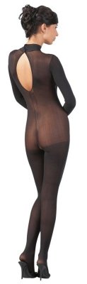 BODYSTOCKING KOMBINEZON ZMYSŁOWY SIATECZKA OTWARTY KROK S/M
