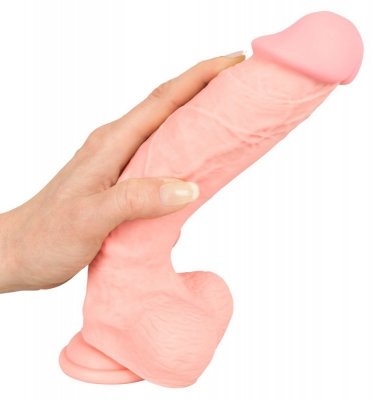 Dildo silikonowe medyczne z przyssawką 24 cm