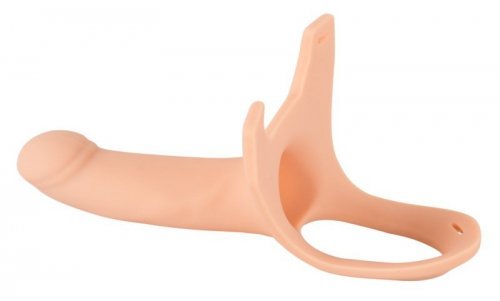 Silikonowy Strap-on +5cm
