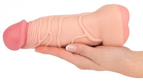 Masturbator i przedłużka 2 w 1 Nature Skin