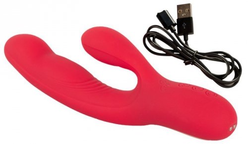 Wibrator z funkcją pulsowania 21cm Sweet Smile