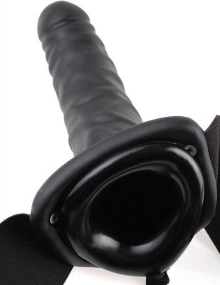 FFS 8" Hollow Strap-On Dark