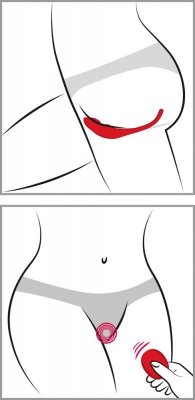 Wibrator Slim Panty Sweet Smile