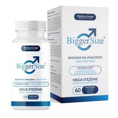 Kapsułki na powiększenie penisa Bigger Size 60szt.