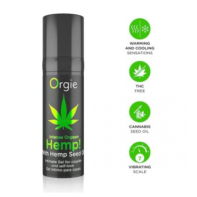 Stymulujący żel Orgie Intense Orgasm Hemp