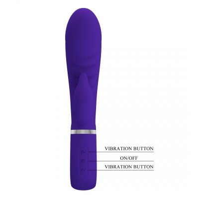 Wibrator Prescott Purple 20cm Pretty Love