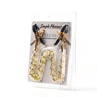 Zaciski Na Sutki Łańcuszek Złoty