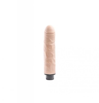 Simple Pleasure wibrator z regulacją prędkości cyberskóra kolor cielisty 20 cm