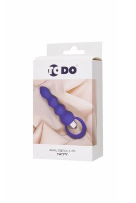Korek analny z wibracjami ToDo Twisty 14cm Toyfa