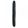 Realistyczne dwustronne dildo lesbijskie z żyłami 33 cm
