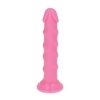 Realistyczne dildo z wypustkami 14 cm