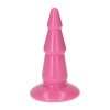 Dildo korek analny choinka na przyssawce różowy 12,7 cm