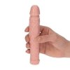 Realistyczne żylaste dildo analne cieliste 16,5 cm