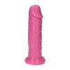 Różowe dildo na przyssawce 25 cm