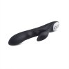 Vibratore g-spot e stimolatore clitorideo black