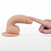 Penis dildo na przyssawce wibrujące mega realistyczne Lovetoy17,8 cm