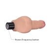 Naturalny wibrator miękki penis z jądrami 20 cm