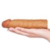 Przedłużka penisa Pleasure X Tender Penis Sleeve Brown +2.5cm