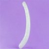 Dwustronne podwójne dildo świecące w ciemności 37 cm