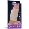 Wibrujący kołnierz na penisa Vibrating Drip Knights Ring (White)