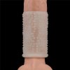 Wibrujący kołnierz na penisa Vibrating Drip Knights Ring (White)