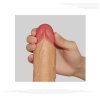 Dwuwarstwowe realistyczne dildo na przyssawce 21,5 cm