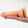 Realistyczne dildo z uprzężą strap-on 18 cm